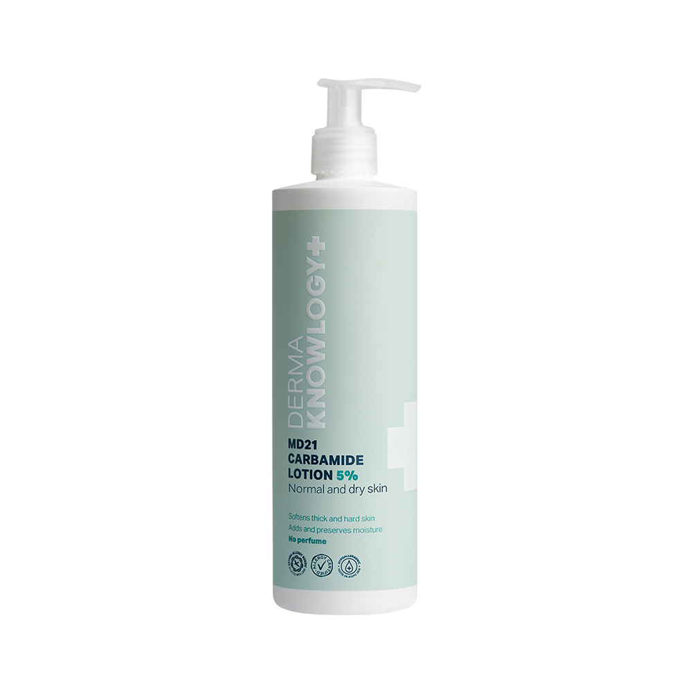 DermaKnowlogy+ MD21 Carabamide Lotion 5% - Normal and dry skin, 400 ml