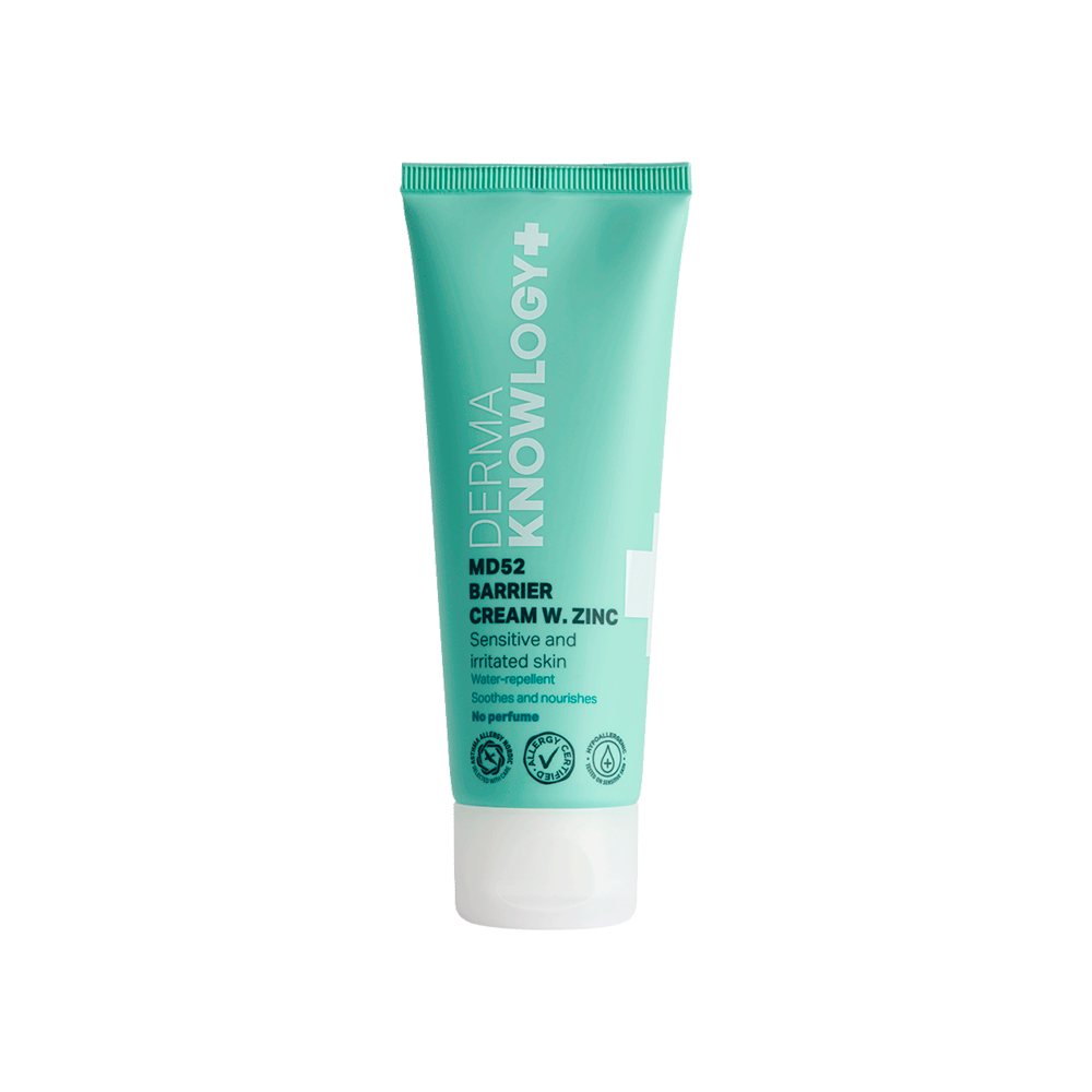 DermaKnowlogy+  MD52 Barrier Cream w. Zinc - Sensitive and irritated skin, 75 ml