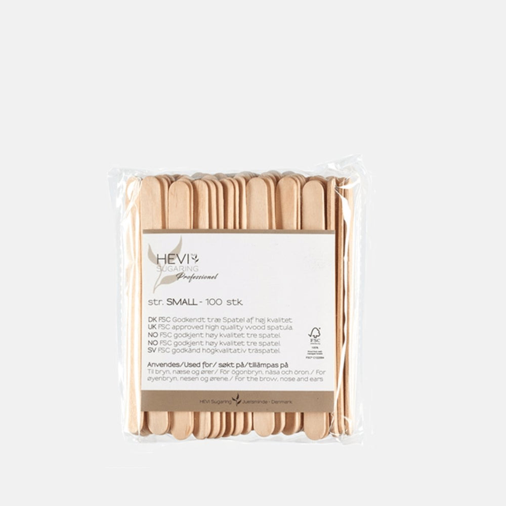 HEVI Sugaring Spatel lille - 100 stk. hårfjerning hevi sugaring